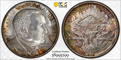 1936 P Classic Commemorative Arkansas Centennial PCGS MS-67 Robinson