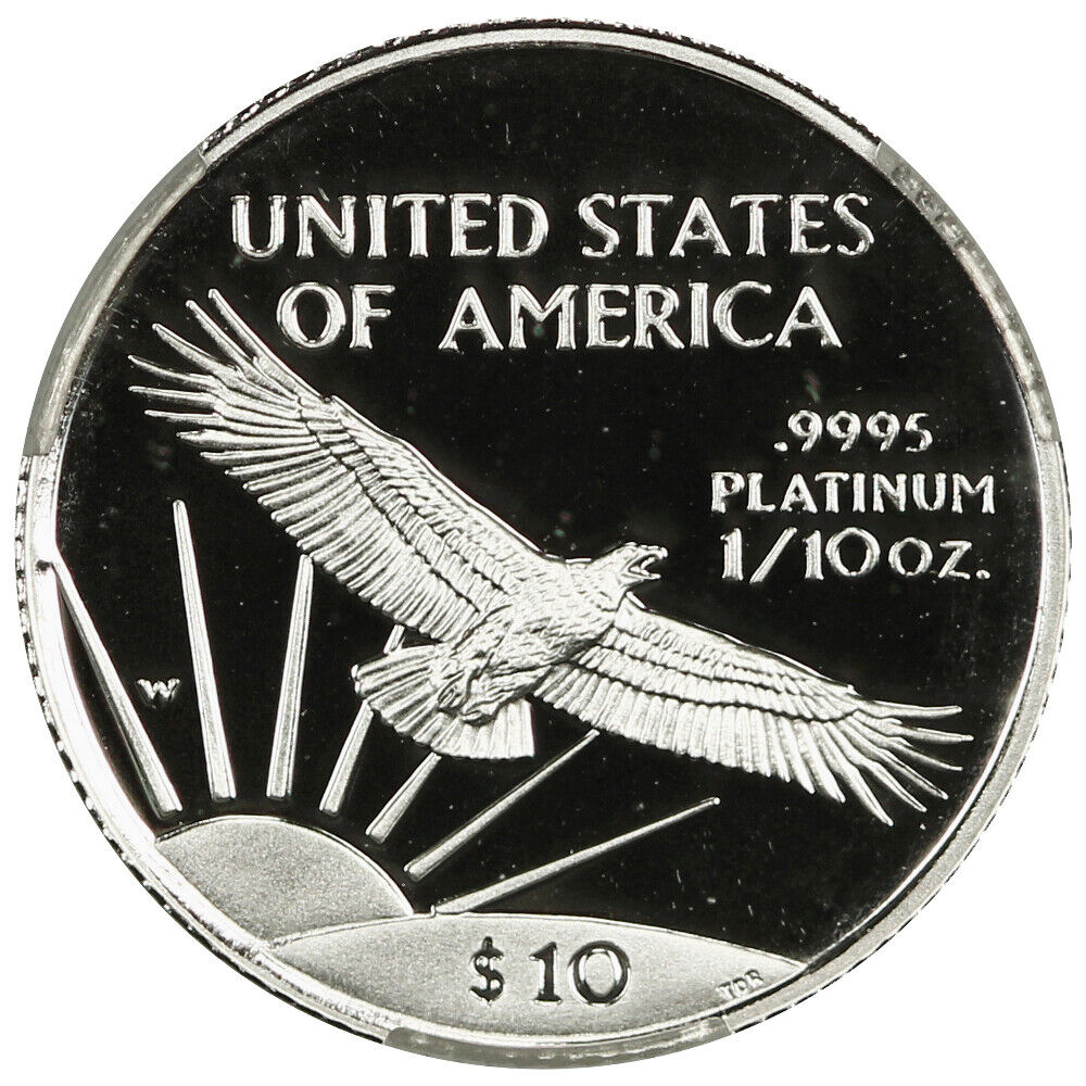 1997-W $10 Platinum Eagle CACG PR70DCAM