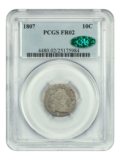 1807 10C PCGS/CAC FR2