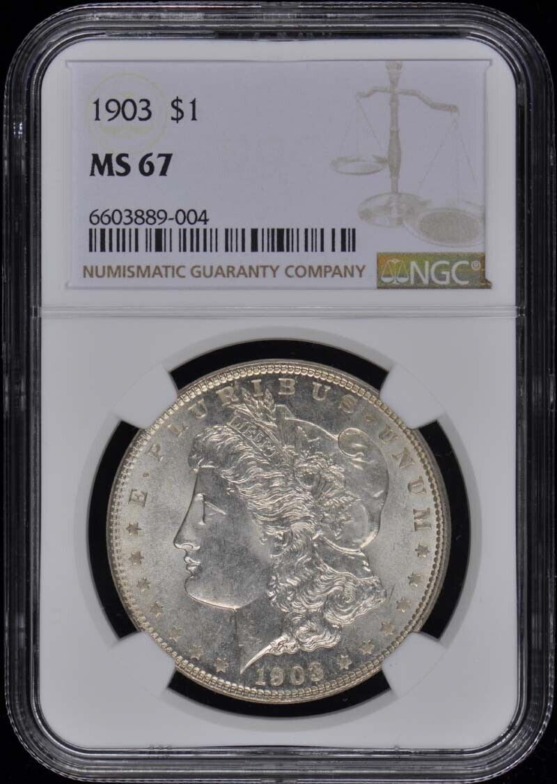 1903 Morgan Dollar S$1 NGC MS67