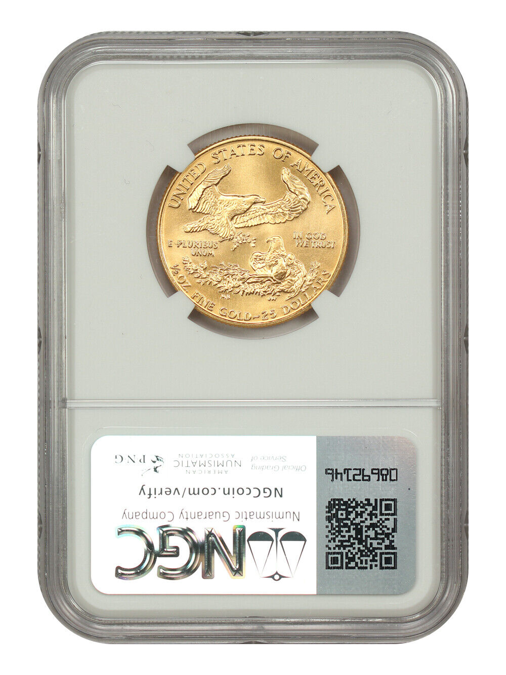 1991 $25 Gold Eagle NGC MS70 - $25 Gold Eagles