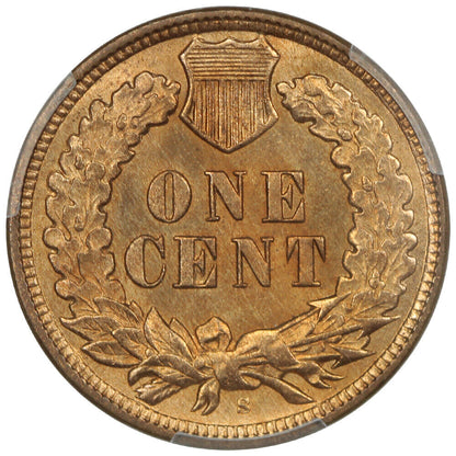 1908-S 1C PCGS MS66RD - Indian Cent