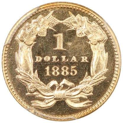 1885 G$1 PCGS PR66DCAM - Gold Dollar - Only Six Finer