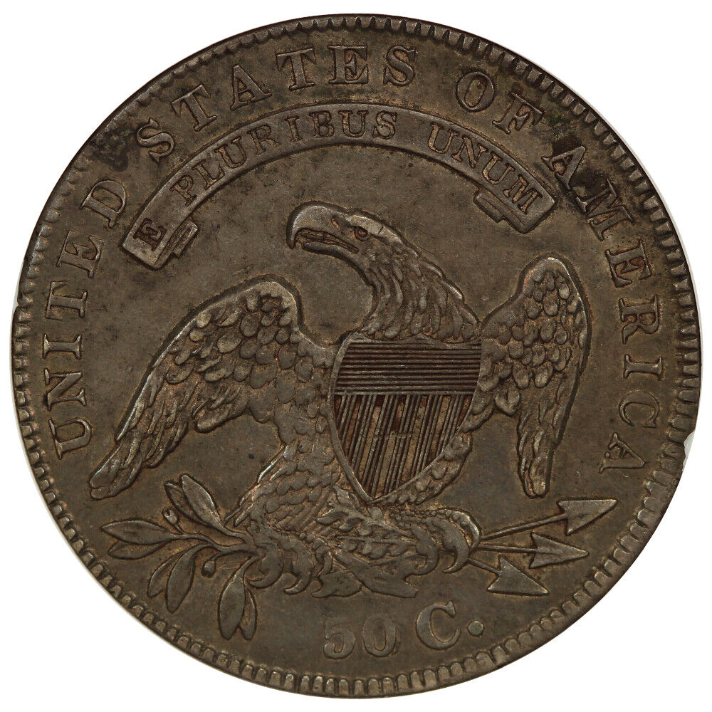 1834 50c NGC AU55 (Large Date, Large Letter)