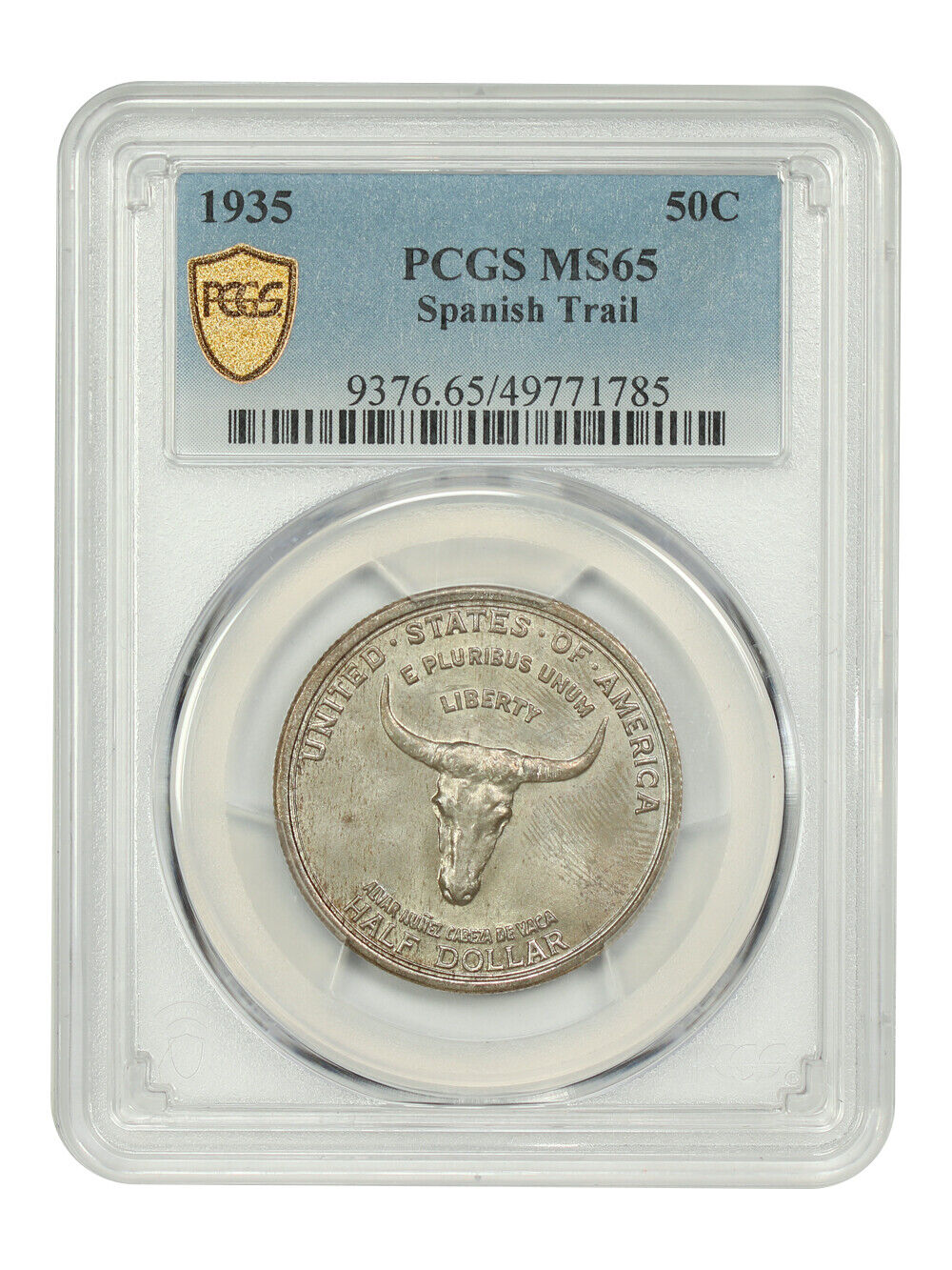 1935 50C Spanish Trail PCGS MS65 - Classic Silver Commemorative