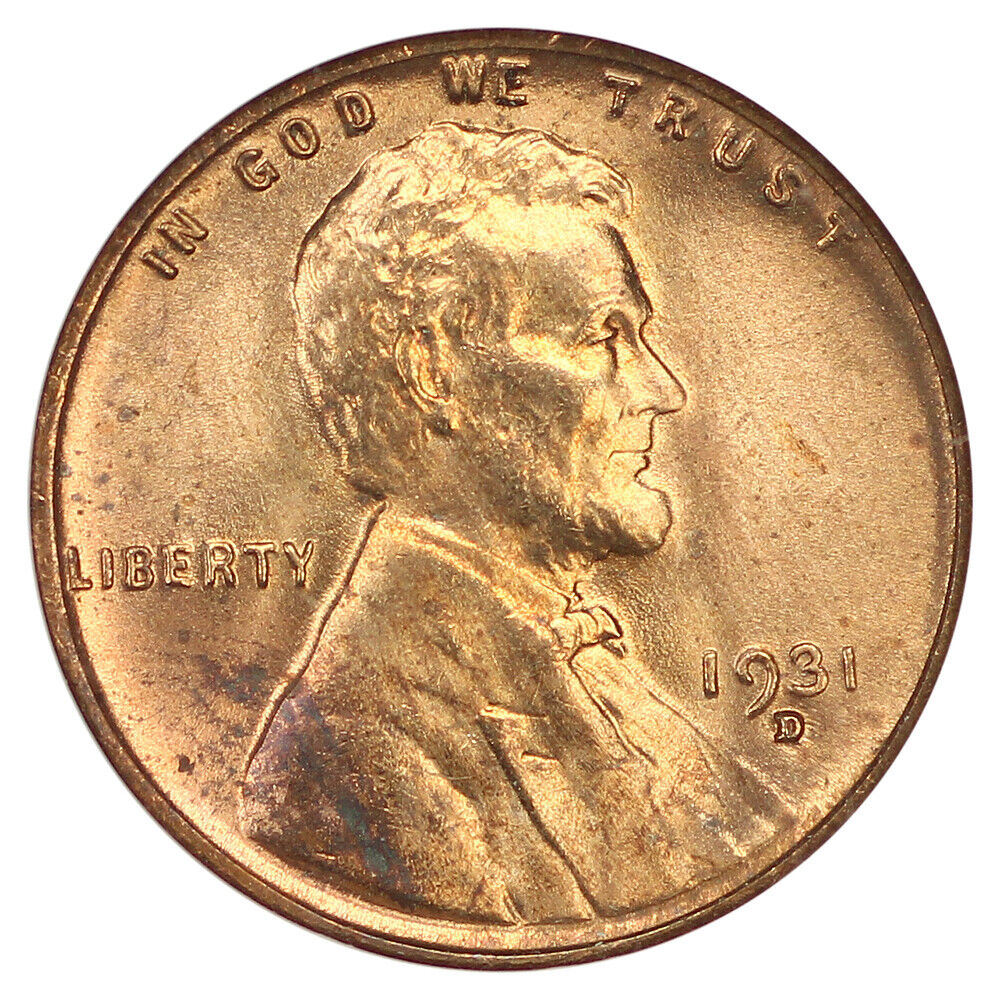 1931-D 1C NGC MS64RD - Lincoln Cent (Wheat Reverse)