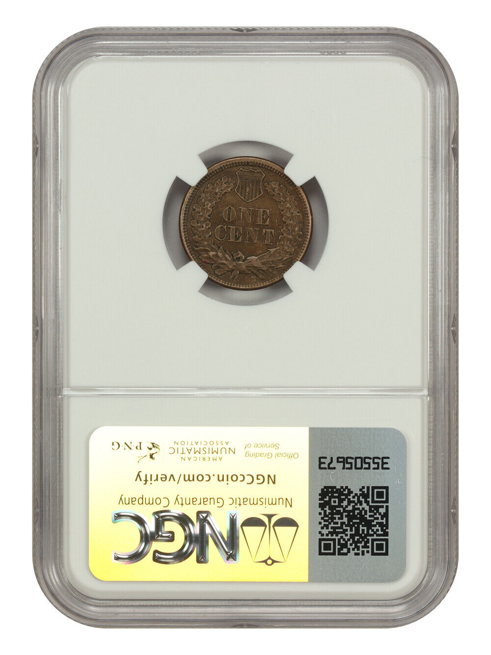 1863 1C NGC AU55 - Indian Cent - Popular Copper-Nickel Cent