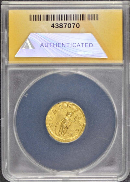 Gallienus, AD 253-268 ROMAN EMPIRE AV Aureus ANACS VF35