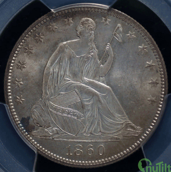 1860-O 50C PCGS MS66