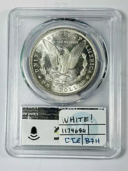 1891 P Morgan Silver Dollar PCGS MS-61 White!