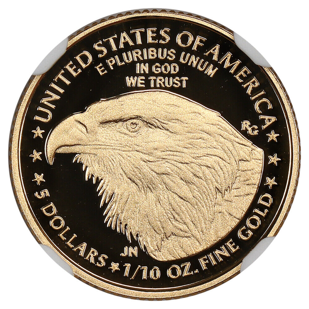 2021-W $5 Gold Eagle - Type 2 NGC PR70DCAM