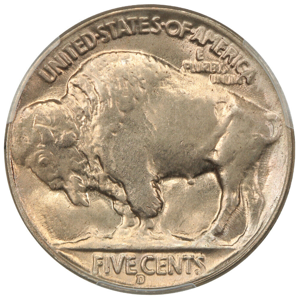 1935-D 5C PCGS MS66 - Buffalo Nickel