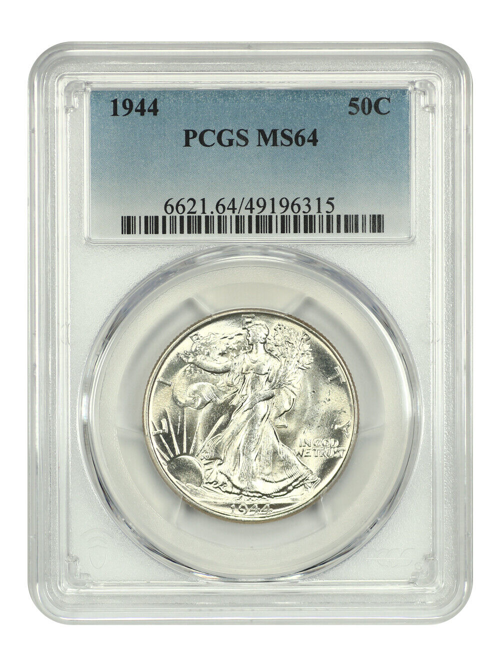 1944 50C PCGS MS64 - Walking Liberty Half Dollar