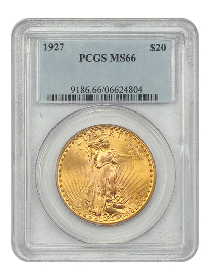 1927 $20 PCGS MS66 - St. Gaudens $20