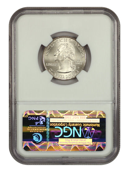 2009-P 25C U.S. Virgin Islands NGC SP69 (Satin Finish) - Type 1, Clad