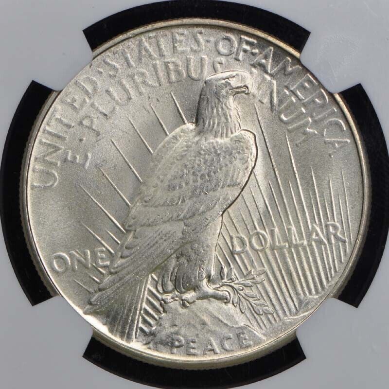 1934 Peace Dollar S$1 NGC MS66+ (CAC)