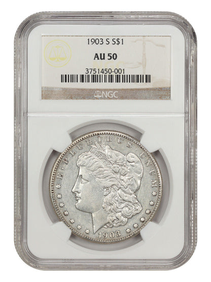 1903-S $1 NGC AU50 - Morgan Dollar - Key Date