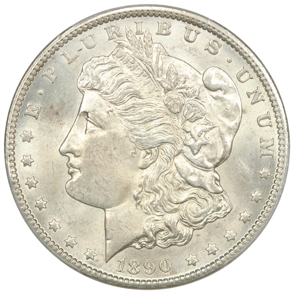 1890-CC $1 PCGS AU58 - Morgan Dollar - Popular, Scarce Carson City Morgan