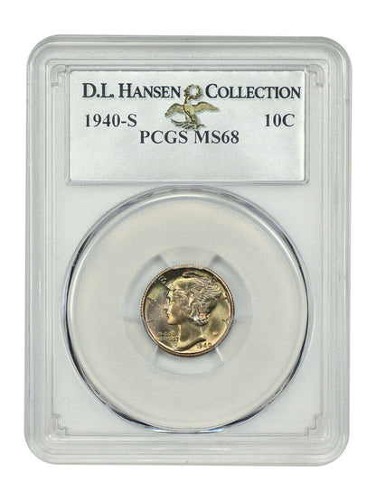 1940-S 10C PCGS MS68