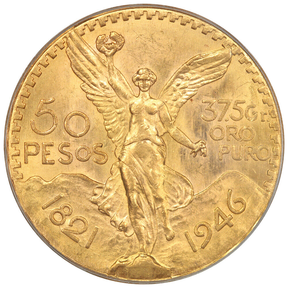 Mexico: 1946 Gold 50 Peso PCGS MS63 (KM-481) - Other