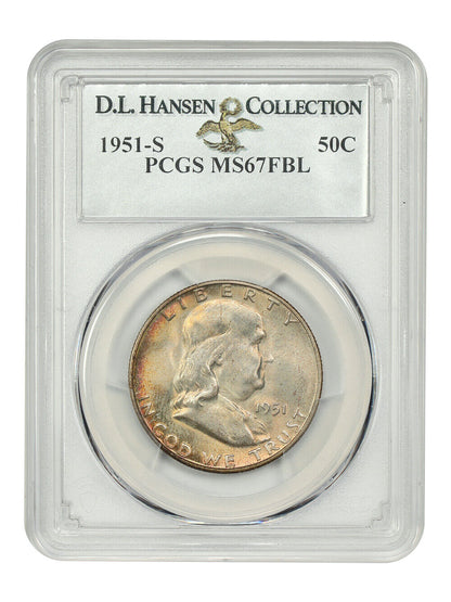 1951-S 50C PCGS MS67FBL