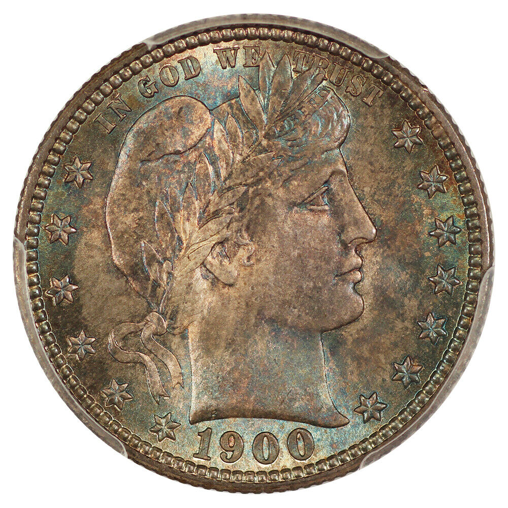 1900 25C PCGS/CAC MS67