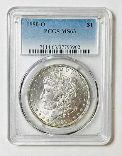 1880 O Morgan Silver Dollar PCGS MS-63