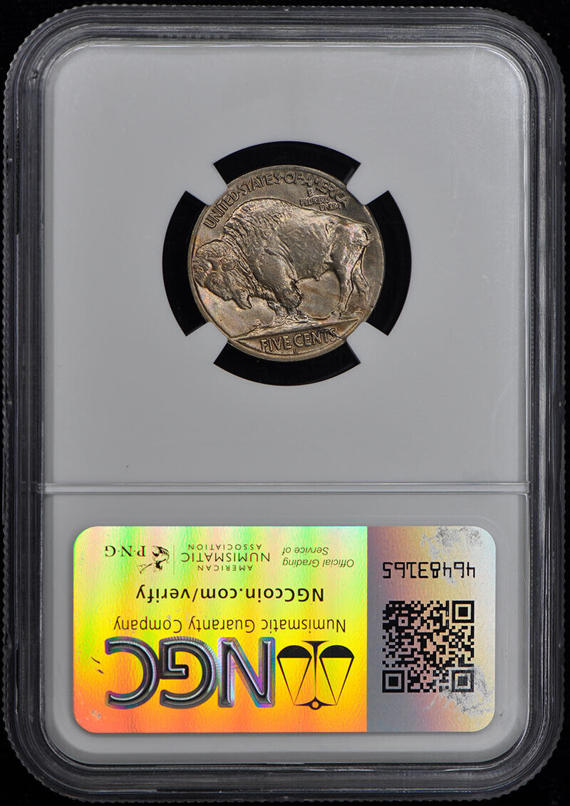 1917-D Buffalo Nickel Type 2 5C NGC MS66