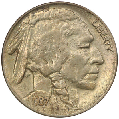 1937-D 5C NGC MS62 (3 Legs) - Buffalo Nickel - Popular Scarce Variety