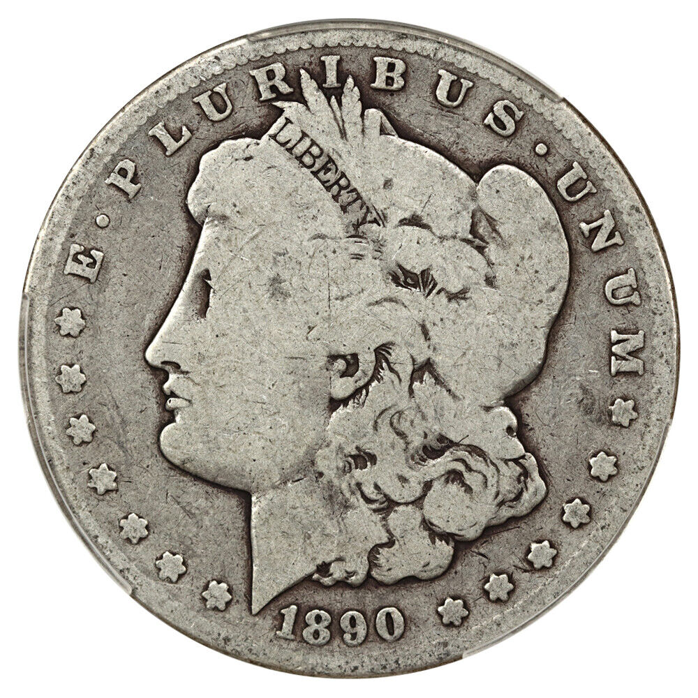 1890-CC $1 CACG AG03 - Morgan Dollar - Popular, Scarce Carson City Morgan