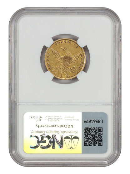 1836 $5 NGC XF45 - Classic Head $5