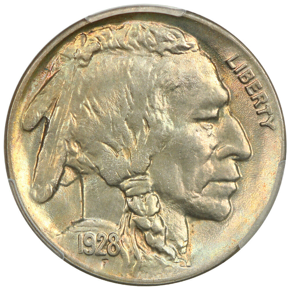 1928-D 5C CACG MS64 - Buffalo Nickel