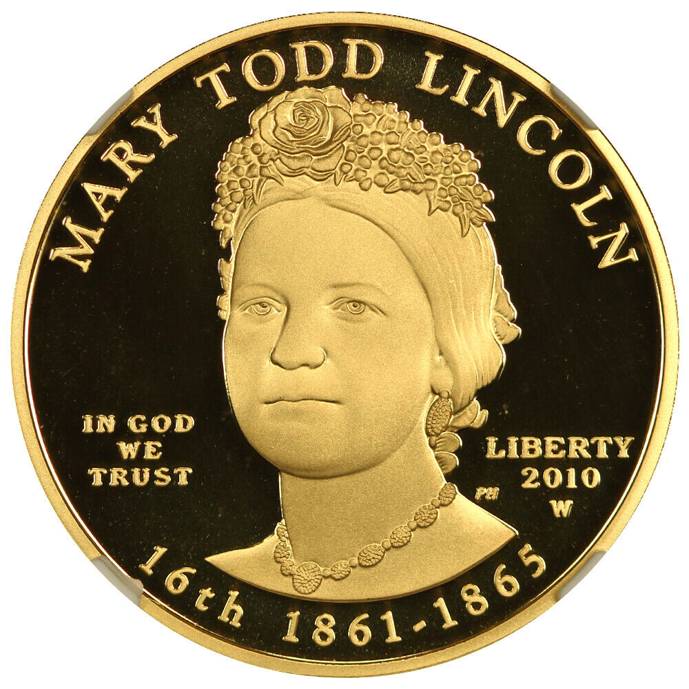 2010-W $10 Mary Lincoln NGC PR70DCAM