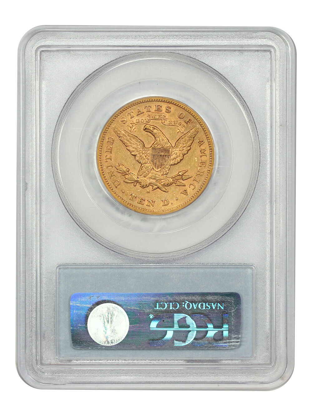 1874-S $10 PCGS AU50 - Liberty Head $10 - Scarce Date