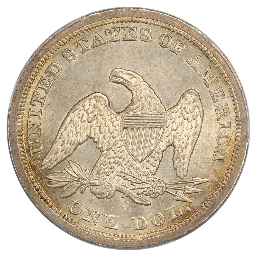 1846-O $1 PCGS MS64 ex: D.L. Hansen