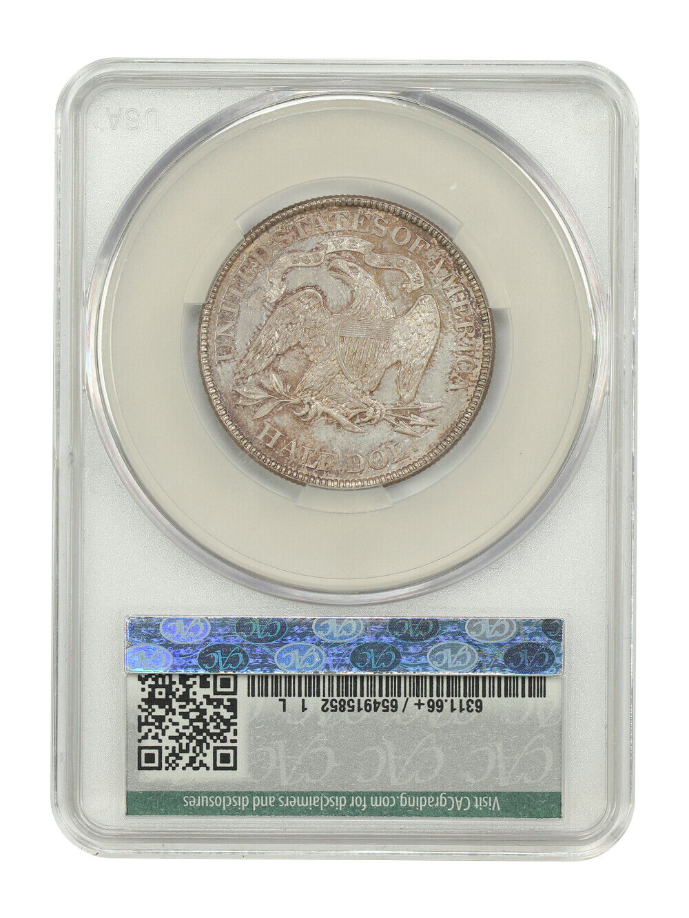 1891 50C CACG MS66+ ex: D.L. Hansen - Liberty Seated Half Dollar