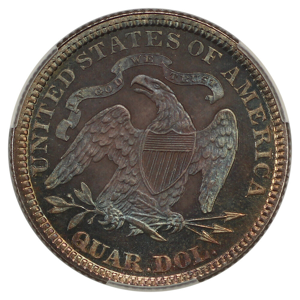 1886 25C CACG PR67+ ex: D.L. Hansen - Liberty Seated Quarter