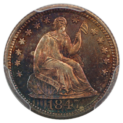 1847 H10C PCGS MS66 ex: D.L. Hansen