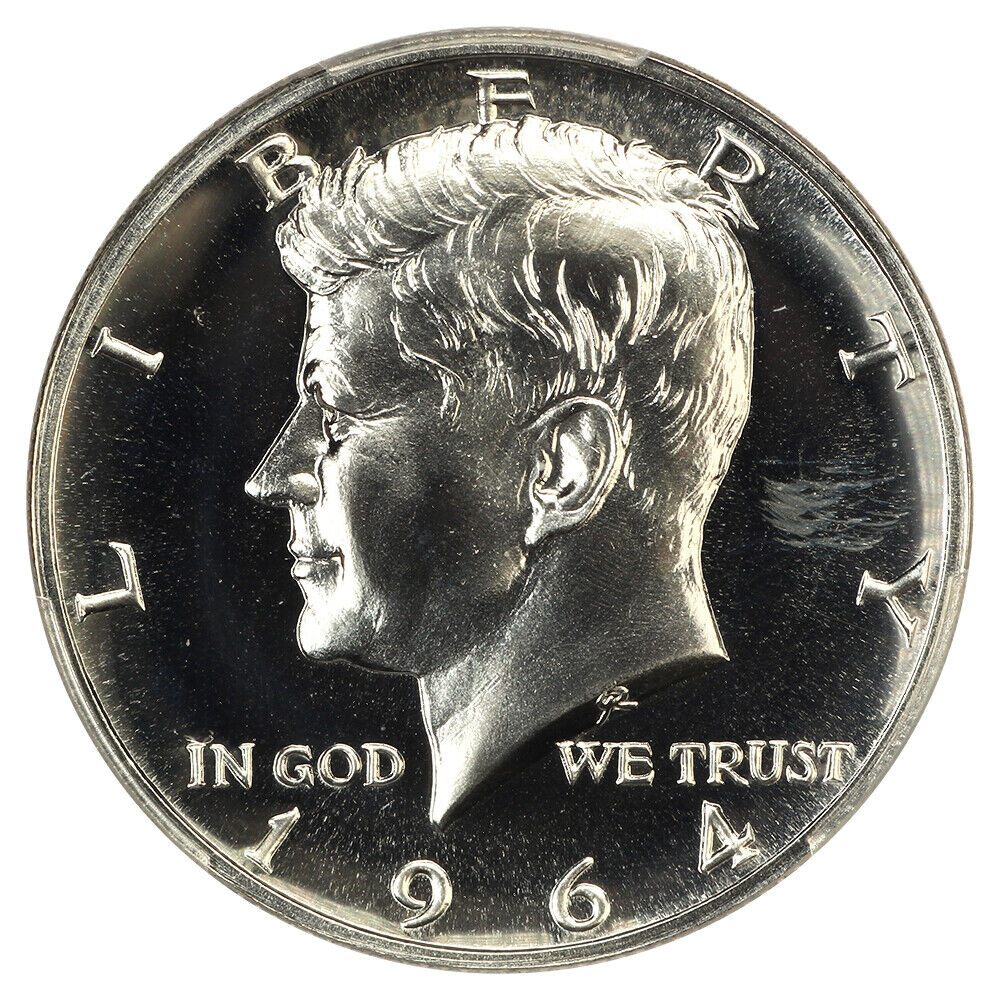 1964 50C PCGS PR67 (Accented Hair) - Kennedy Half Dollar - Popular Variety