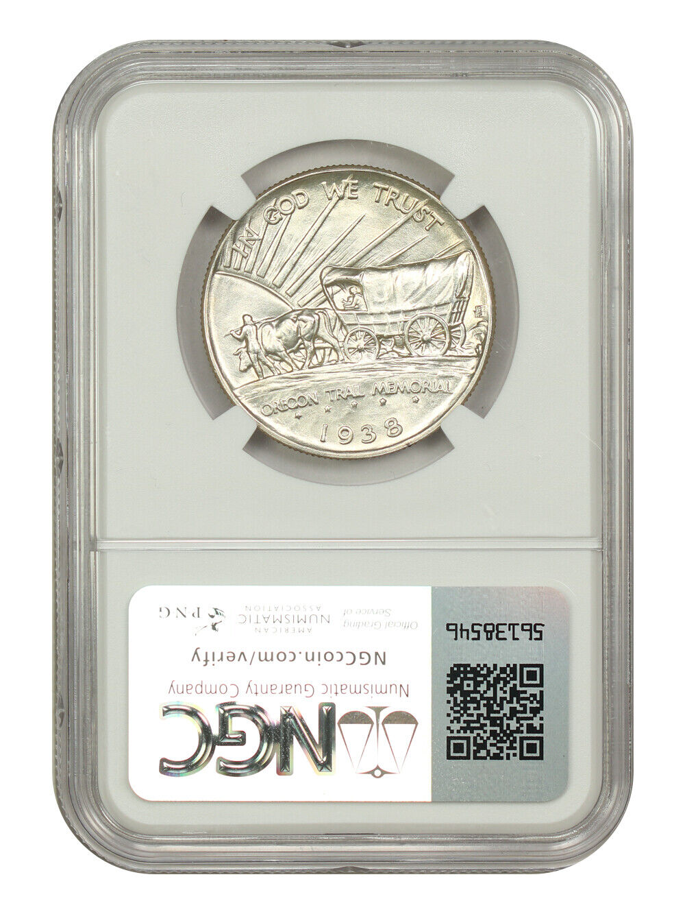 1938-D 50C Oregon NGC MS67 - Classic Silver Commemorative - Low Mintage Issue