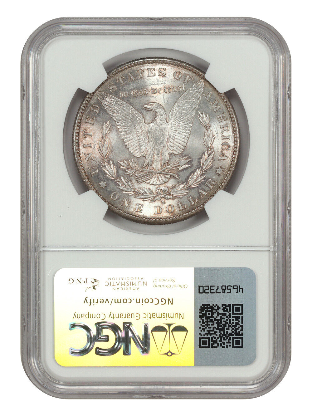 1885-S $1 NGC MS62 - Morgan Dollar