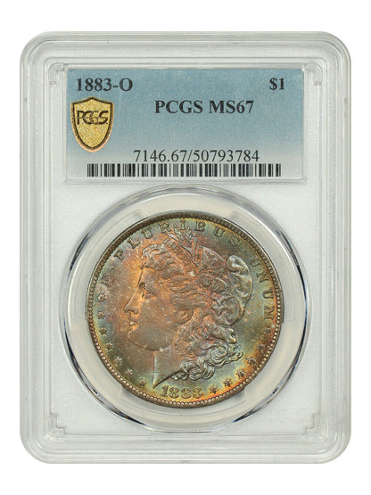 1883-O $1 PCGS MS67 - Morgan Dollar