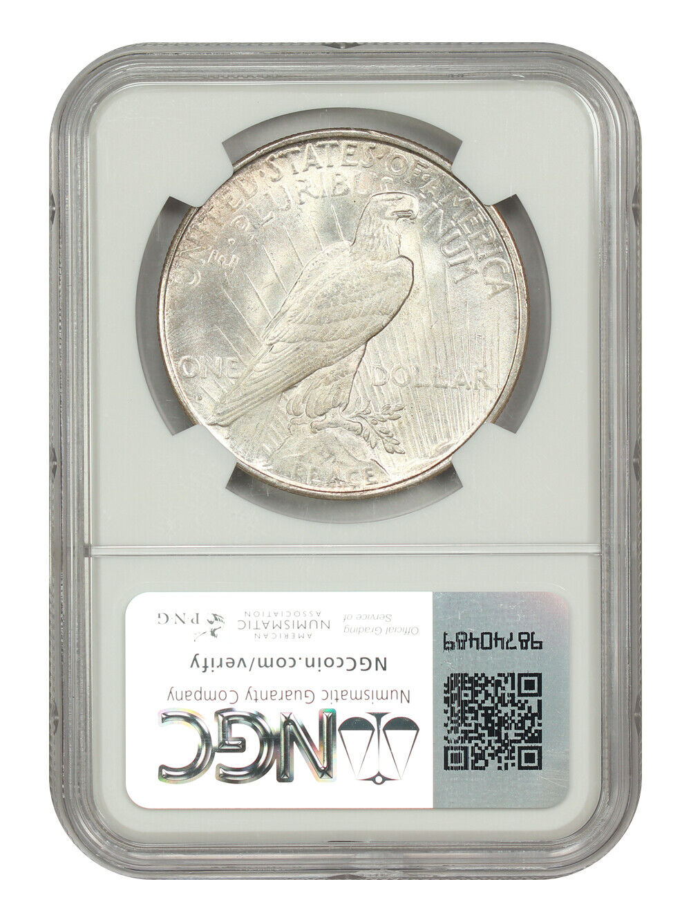 1922-D $1 NGC MS66 - Peace Dollar