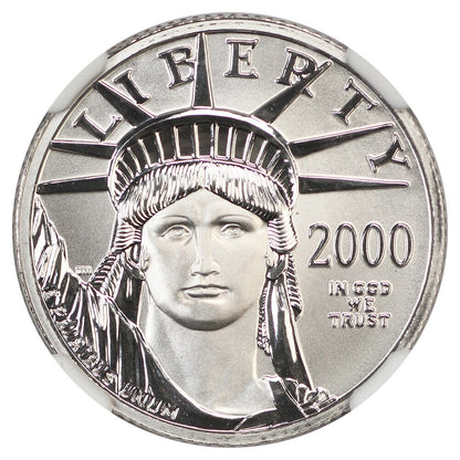 2000 $25 Statue of Liberty NGC MS70 - $25 Platinum Eagles