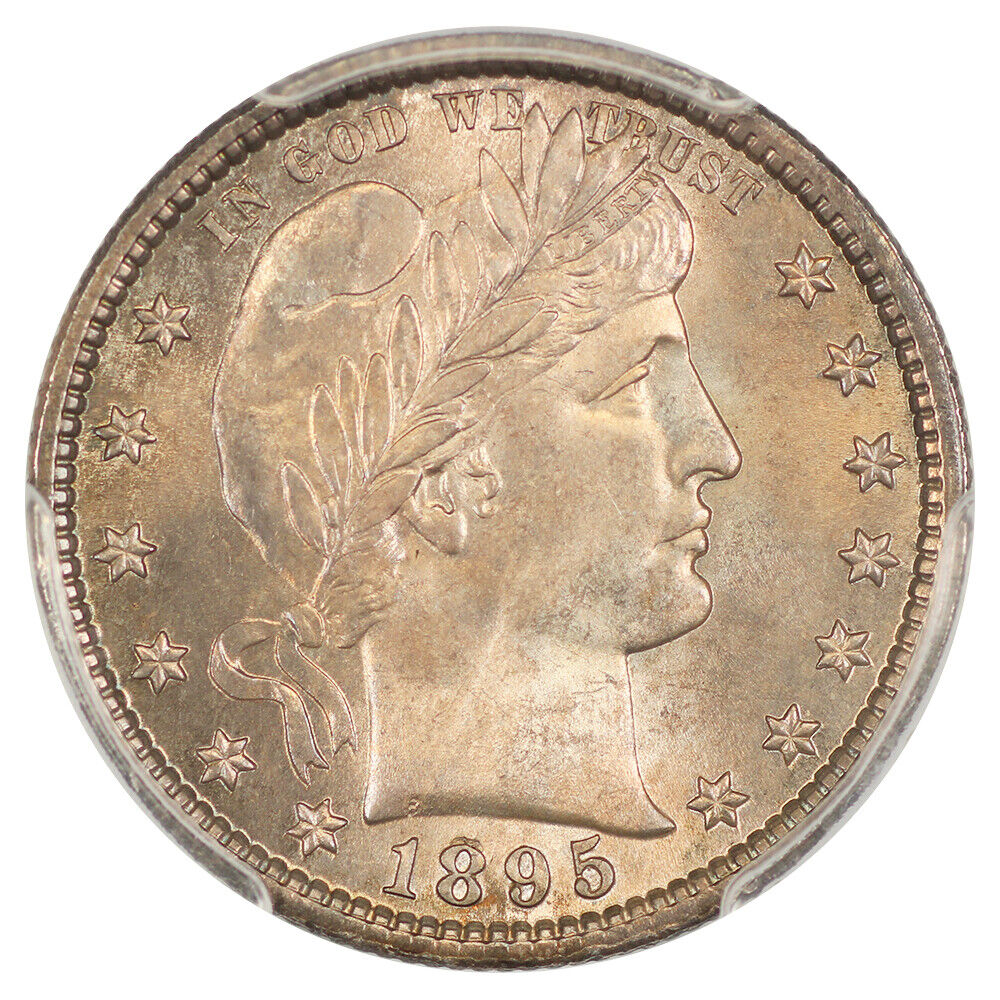 1895 25C PCGS/CAC MS66+