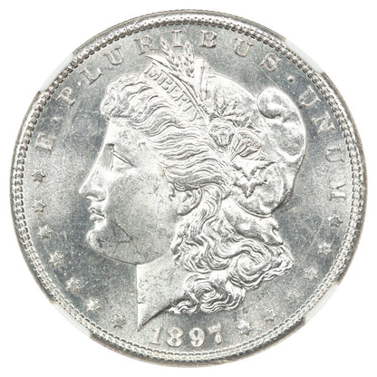 1897-S $1 NGC MS63 - Morgan Dollar