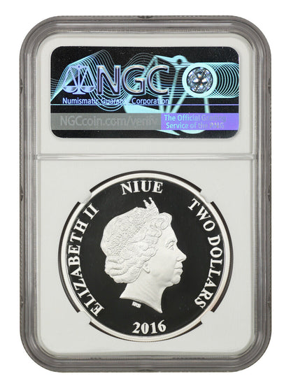 Niue: 2016 Star Wars Darth Vader $2 NGC Proof 69 UCAM (With Box and COA)