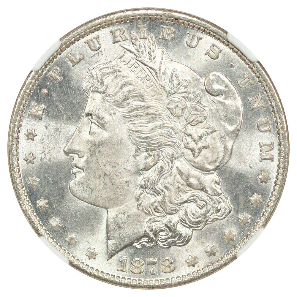 1878 7TF $1 NGC MS64 (Reverse of 1879) - Morgan Dollar