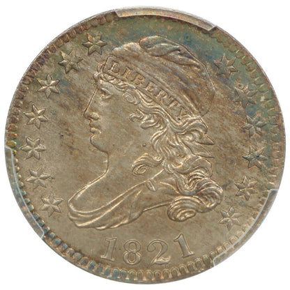 1821 10C PCGS MS64 (Large Date) - Capped Bust Dime