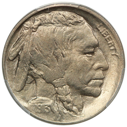 1913-D 5C PCGS MS66 (Type 1) - Buffalo Nickel - Highly Lustrous